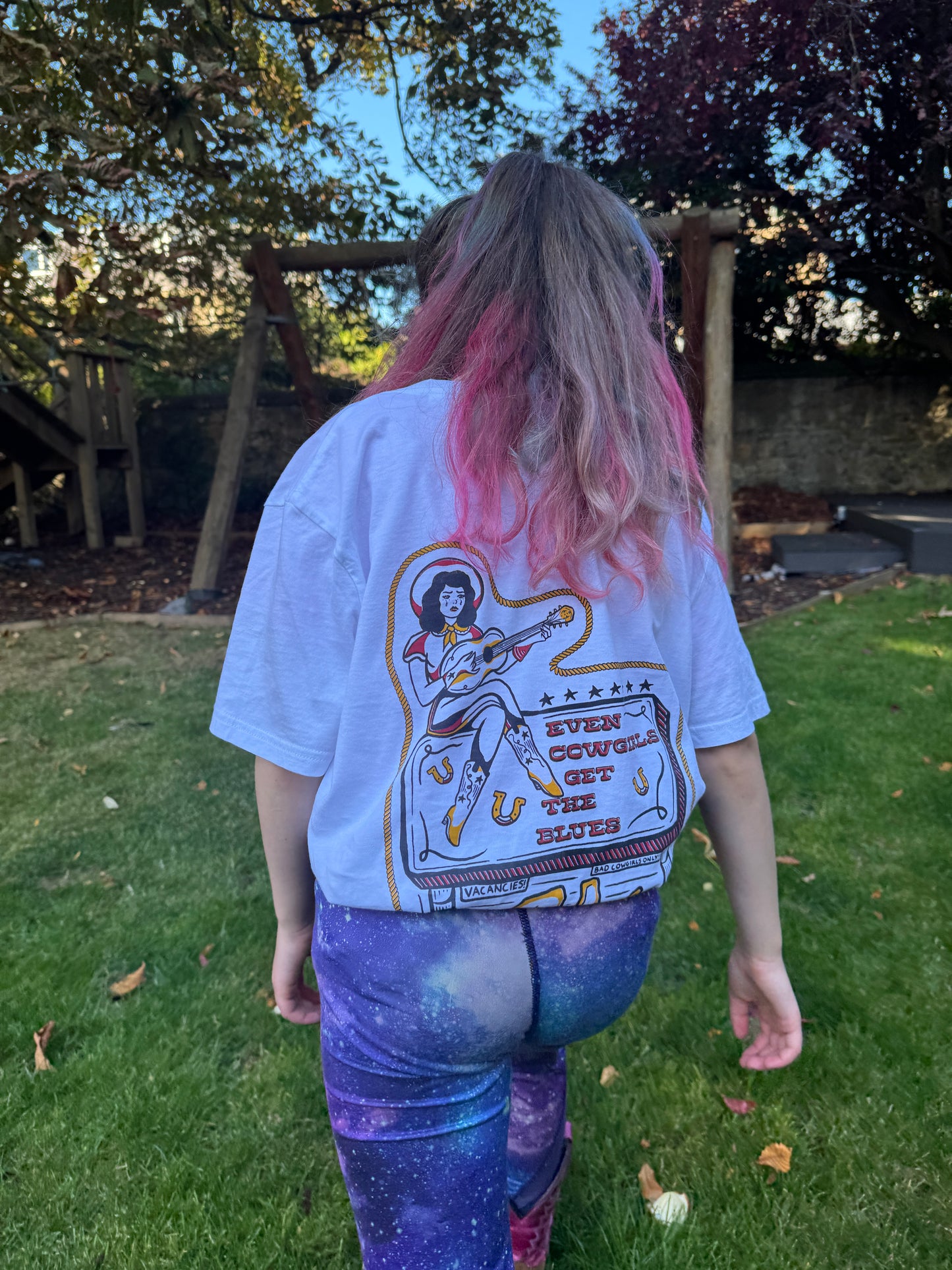 Even Cowgirls Get the Blue T-Shirt - The Breakfast Bothy Collab