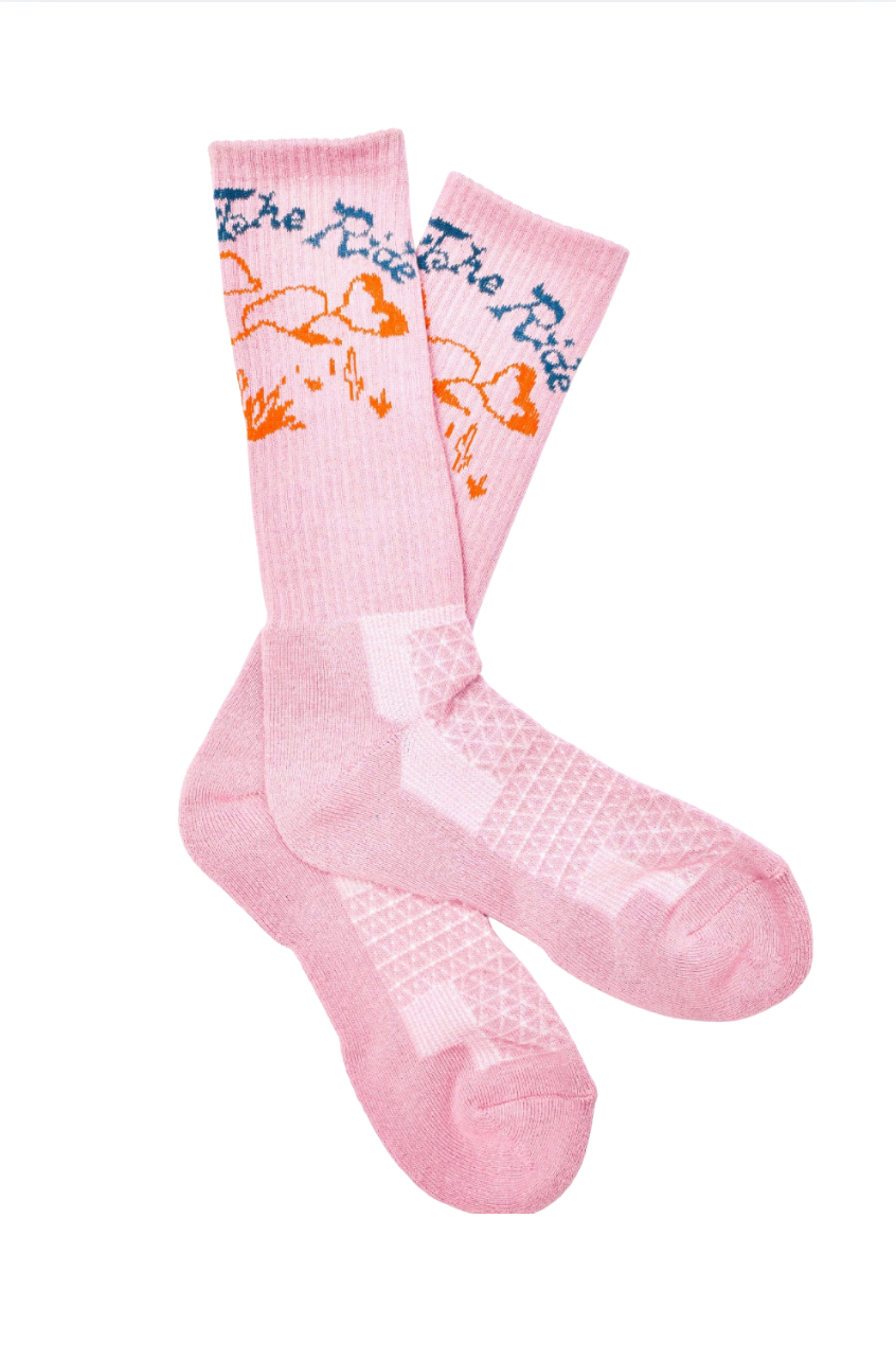 LUCKY CHUCK Enjoy the Ride Performance Boot Socks