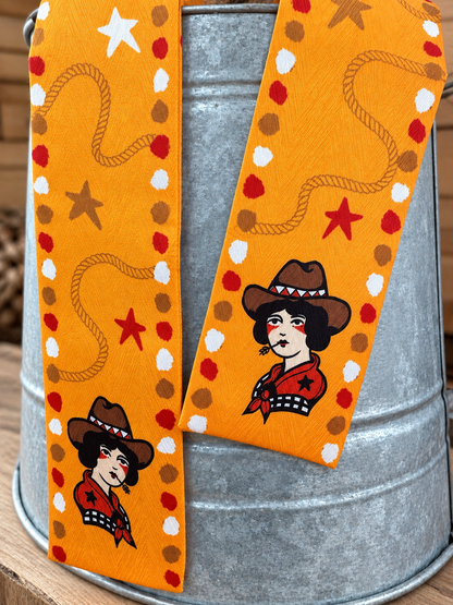 Wheatfield Wendy Silk Blend Twilly | Western Scarf