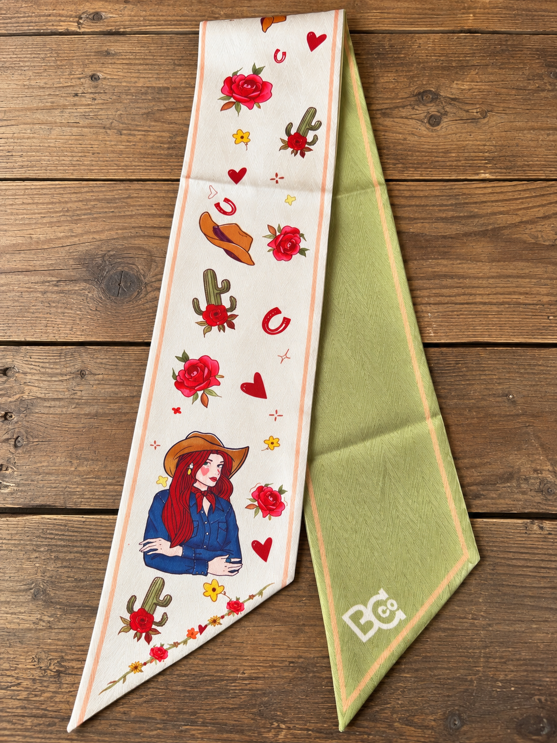 Cowgirl Candy Silk Blend Prairie Rag | Western Scarf