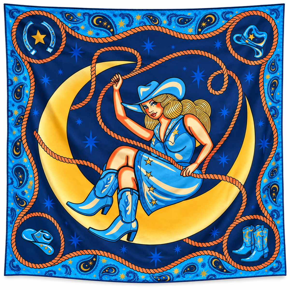 Oklahoma Moon Wild Rag