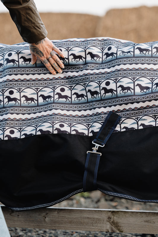 Midnight Stampede|Outlaw Horse Rugs by Bad Cowgirl Co.