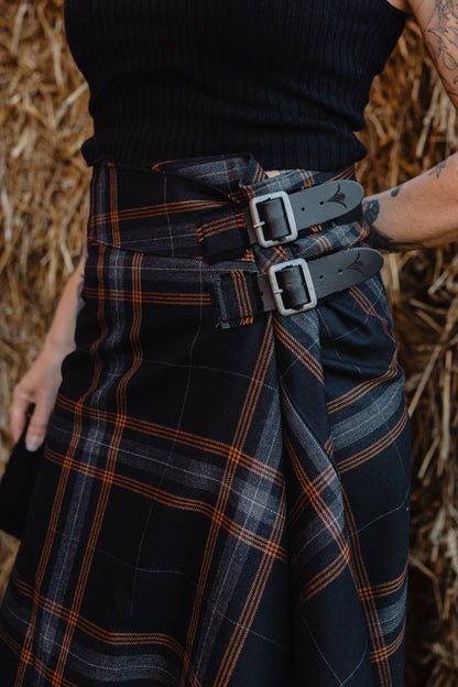 Bad Cowgirl Co. Maxi Riding Kilt x Prickly Thistle