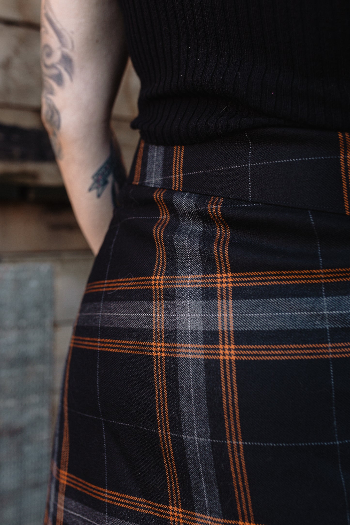Bad Cowgirl Co. Maxi Riding Kilt x Prickly Thistle