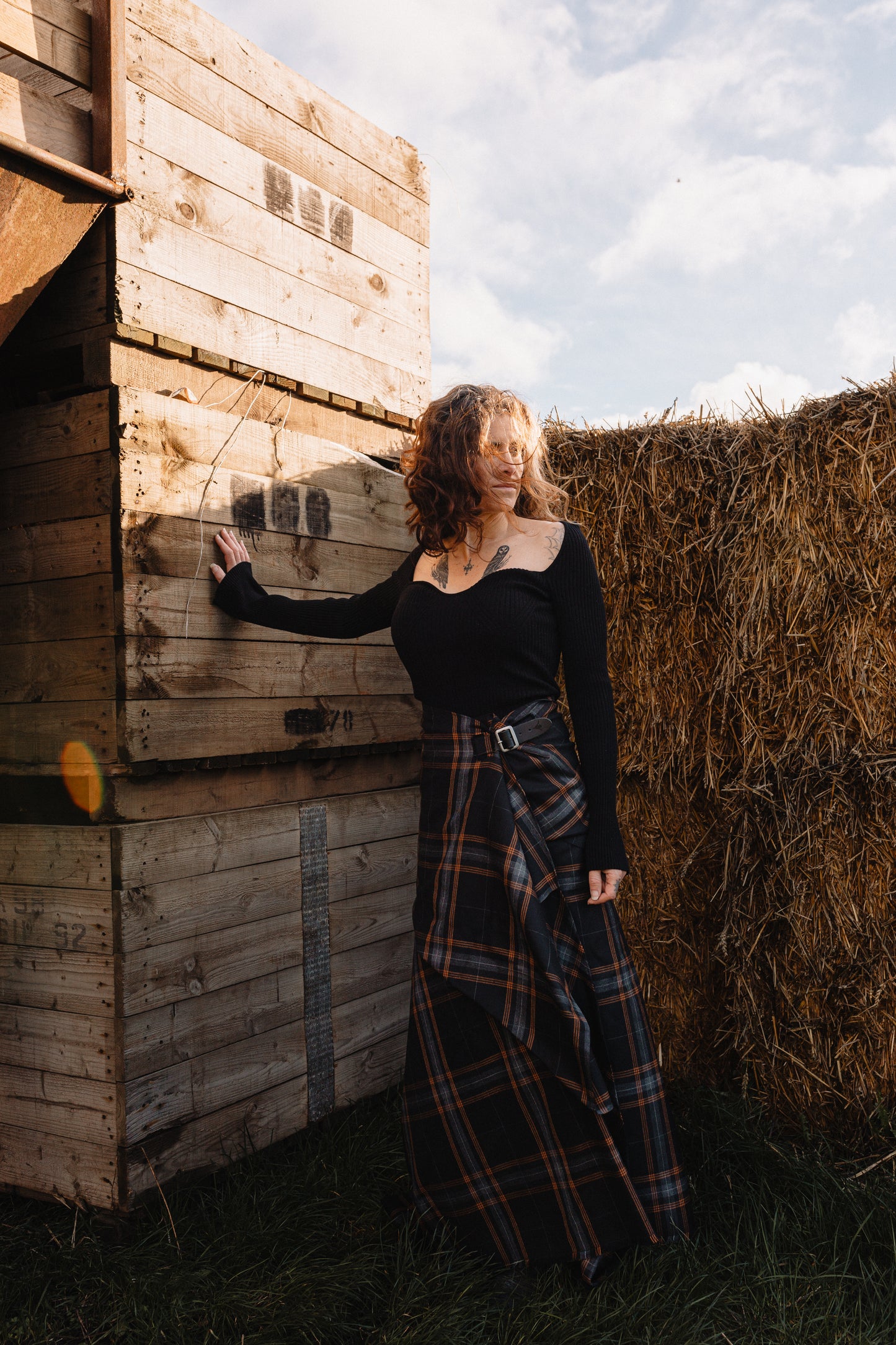 Bad Cowgirl Co. Riding Kilt x Prickly Thistle