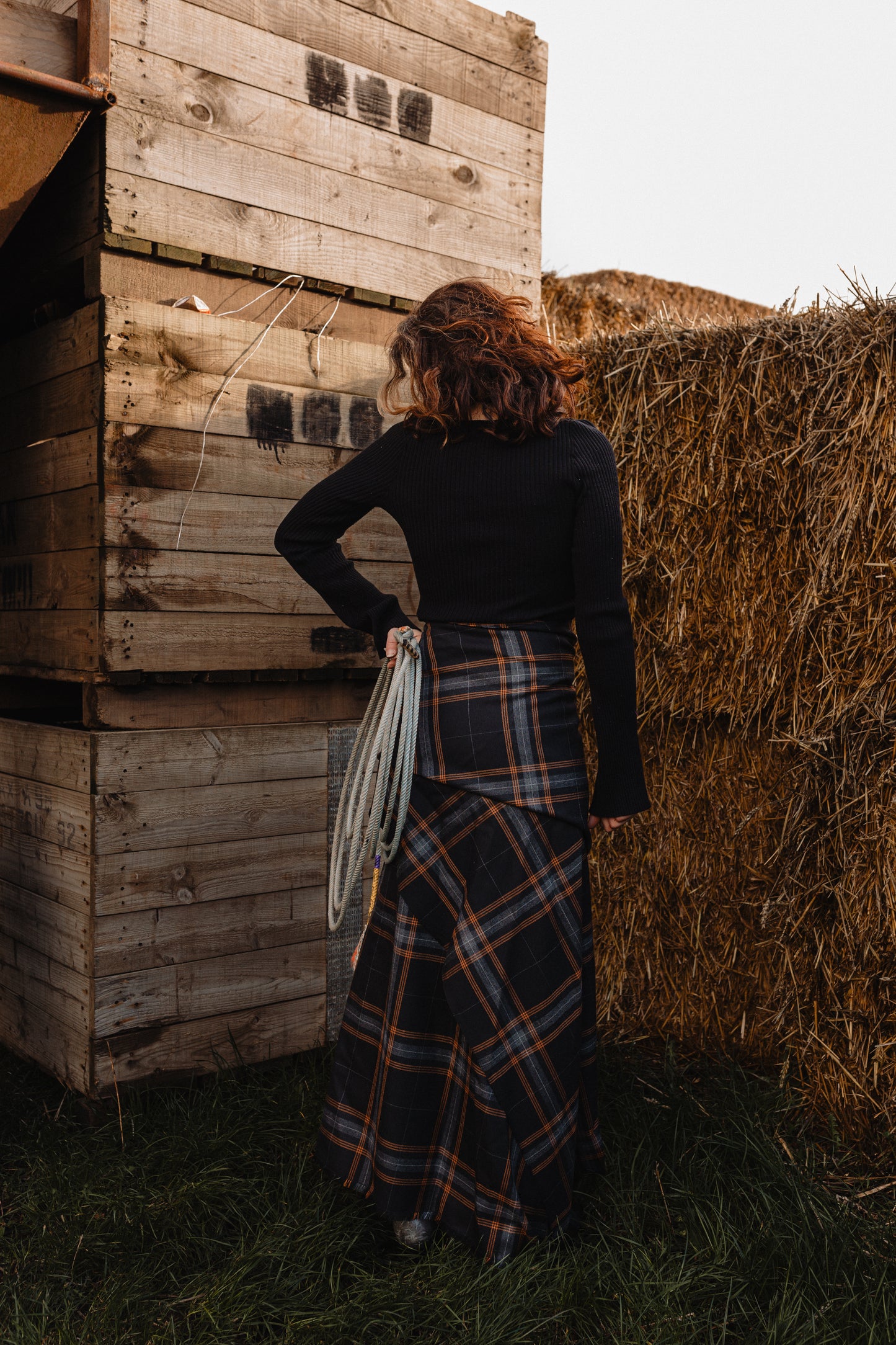 Bad Cowgirl Co. Riding Kilt x Prickly Thistle
