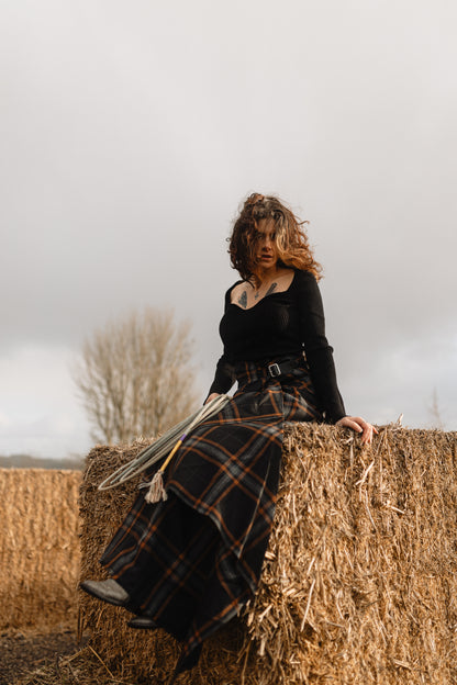 Bad Cowgirl Co. Riding Kilt x Prickly Thistle