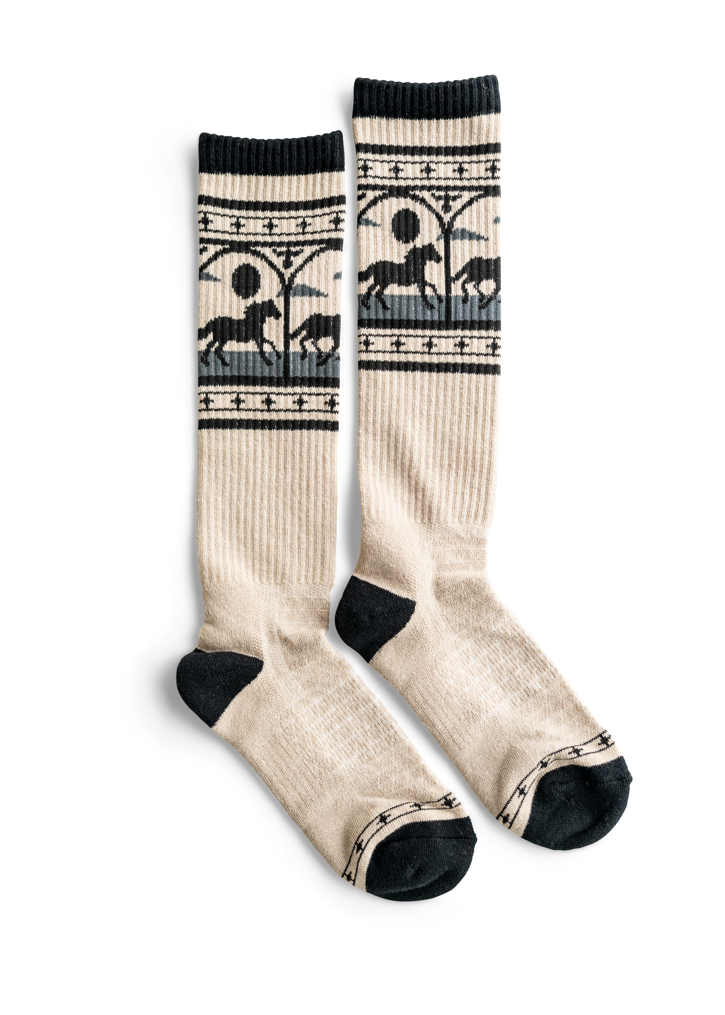LUCKY CHUCK x BAD COWGIRL CO Midnight Stampede Performance Boot Socks