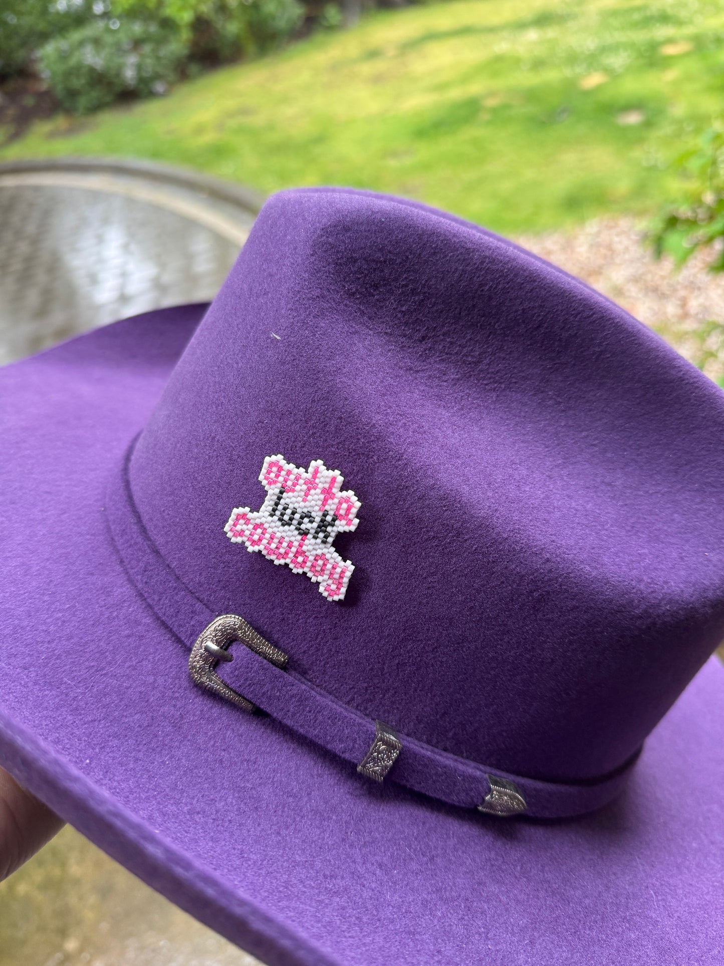 Outta Luck Cowboy Hat Pin by Cosmic Cowgirl X Bad Cowgirl Co.