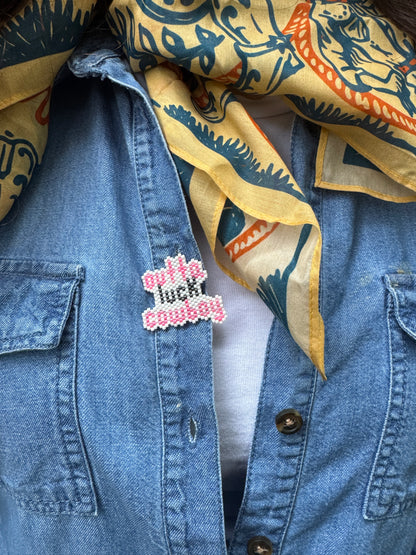 Outta Luck Cowboy Hat Pin by Cosmic Cowgirl X Bad Cowgirl Co.