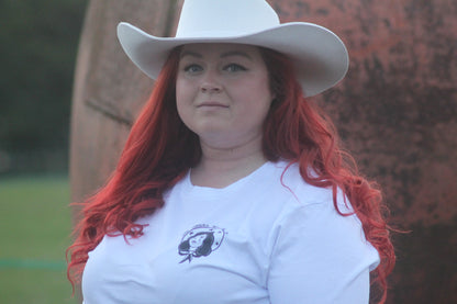 Even Cowgirls Get the Blue T-Shirt - The Breakfast Bothy Collab