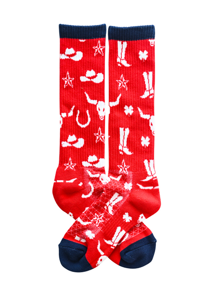 LUCKY CHUCK GET WESTERN Performance Boot Socks