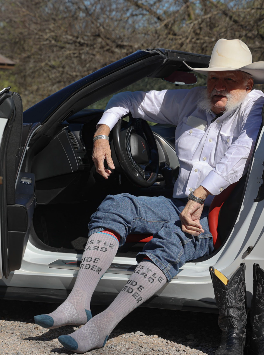 LUCKY CHUCK x BAD COWGIRL CO Hustle Hard Performance Boot Socks
