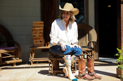 LUCKY CHUCK x BAD COWGIRL CO Dead Heat Performance Boot Socks