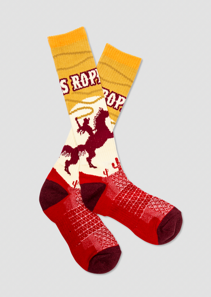 LUCKY CHUCK Let's Rope Performance Boot Socks