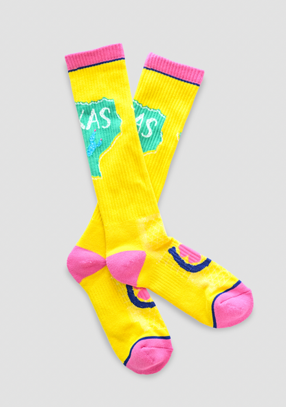 LUCKY CHUCK Texas Y'all Performance Boot Socks