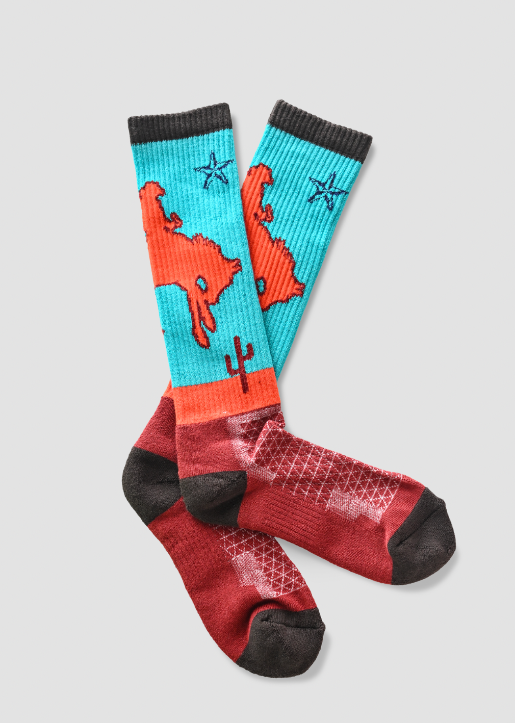 LUCKY CHUCK Sunset Rodeo  Performance Boot Socks