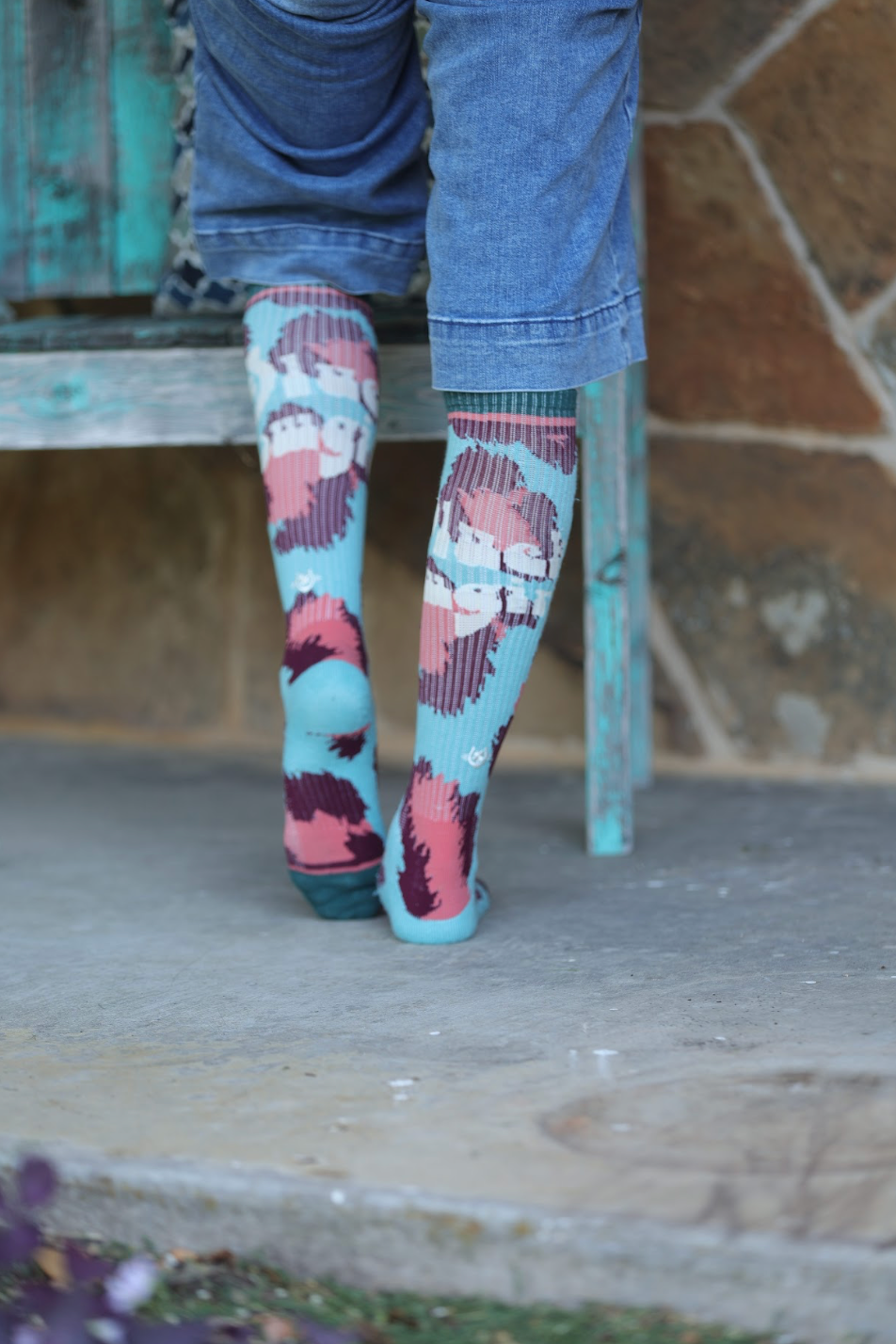 LUCKY CHUCK Gypsy Lucky Cowgirl Performance Boot Socks