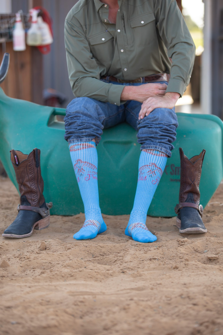 LUCKY CHUCK Wild & Free Performance Boot Socks
