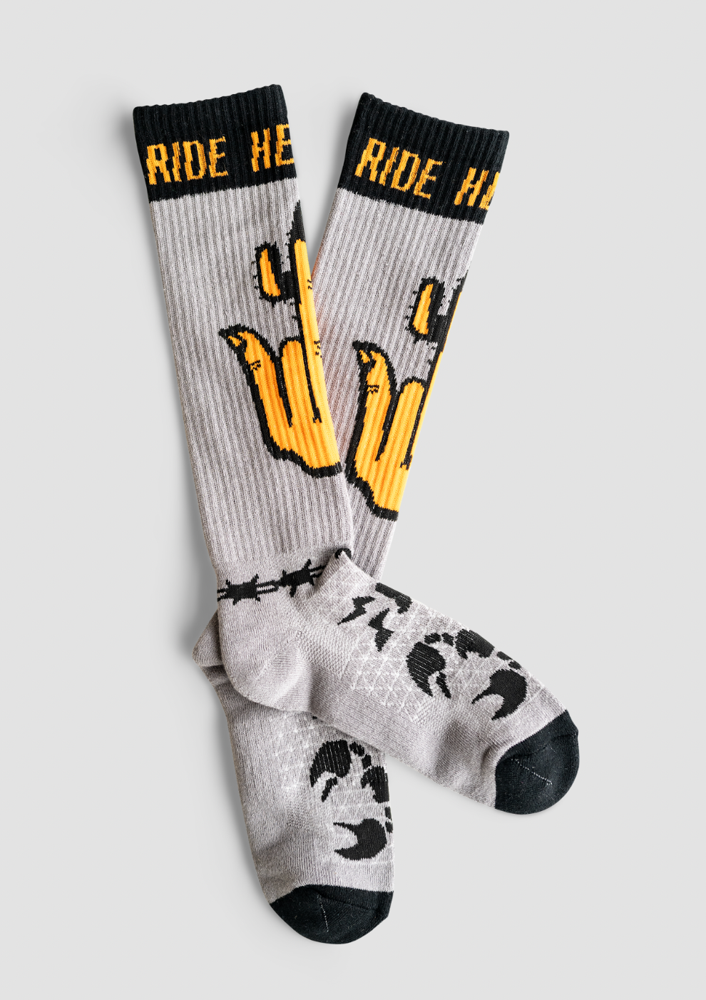 LUCKY CHUCK x BAD COWGIRL CO Middle of Mojave Performance Boot Socks