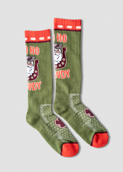 LUCKY CHUCK Ho Ho Howdy Performance Boot Socks