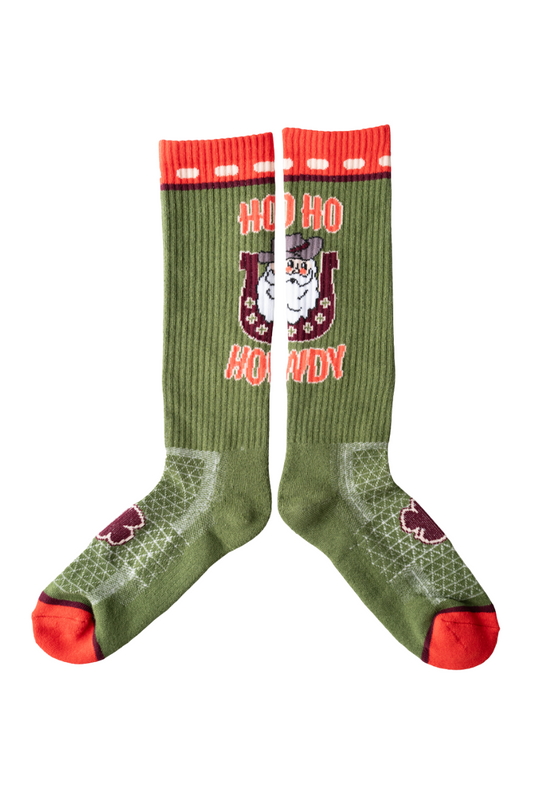 LUCKY CHUCK Ho Ho Howdy Performance Boot Socks