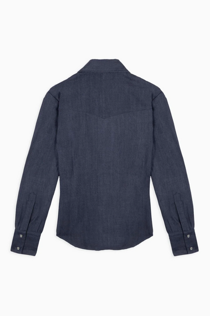 Little Lucille Frontier Shirt- Midnight Denim