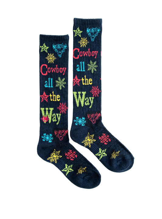 LUCKY CHUCK Cowboy all the Way- Performance Boot Socks