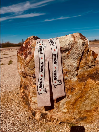 Go Hog Wild Silk Blend Twilly | Western Twilly Scarf
