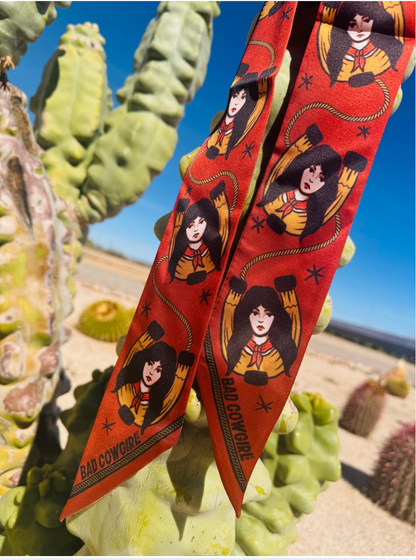 Outlaw Eden Silk Blend Twilly | Western Twilly Scarf