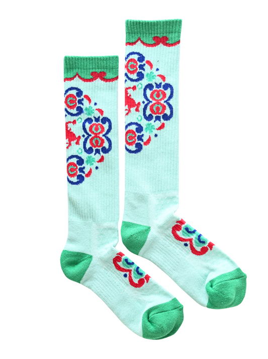 LUCKY CHUCK RANCH GLAM Performance Boot Socks