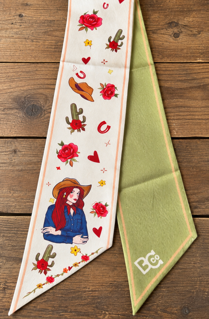Cowgirl Candy Silk Blend Prairie Rag | Western Scarf