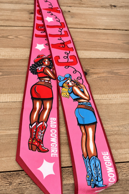Call Me Silk Blend Twilly | Western Scarf