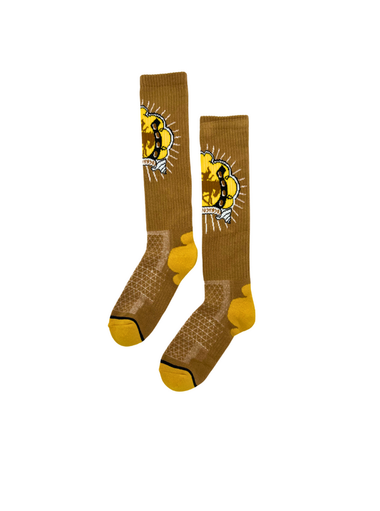 LUCKY CHUCK Bucking Cowgirl- Performance Boot Socks