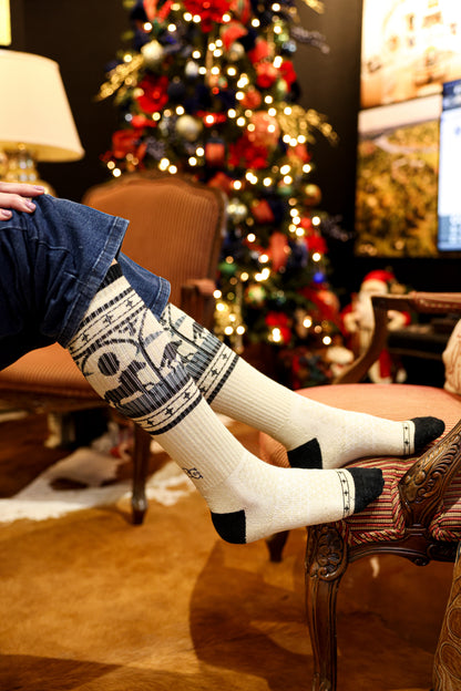 LUCKY CHUCK x BAD COWGIRL CO Midnight Stampede Performance Boot Socks